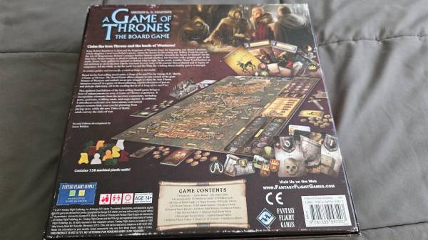 Un juego de tronos: El juego de mesa (segunda edición) - $45 (santa clara)63437137004547122