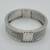 Roberto Coin Rock & S Bangle 18K White Gold W/ Diamonds 7 thumbnail