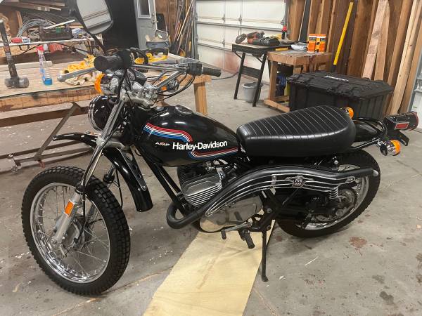1975 HARLEY AMF 175cc  '' Museum Quality '' 1