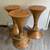 3x Phillips Collection Solid Wood Marley Bar Stools 1 thumbnail