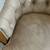 Vintage Tan Distressed Tufted Leather Chair on Casters by Schafer Bros 5 thumbnail