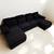 Black Sectional Couch 4 thumbnail