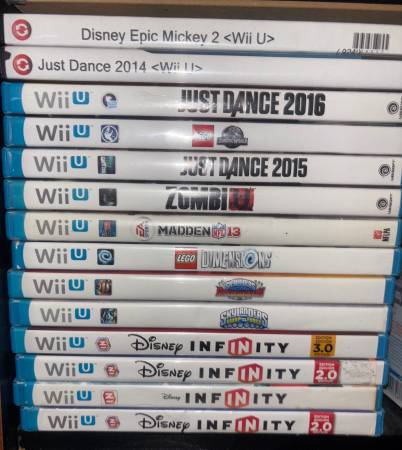 Nintendo Wii U games $10 each 1
