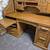 1903? Victorian Antique Oak Roll Top Rotary File Office Desk, Moon 5 thumbnail