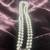 White Pearl Two Strand 18 inch Necklace with Beautiful White Gold Clasp 2 thumbnail