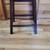 Wood Backless Counter Height Stool with Saddle-Style Seat 1 thumbnail