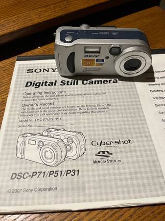 Sony digital still camera 1