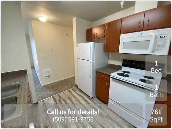 $1,339 / 1hab - 761ft2 - ¡Distribución espaciosa con lavadora y secadora privadas! 761 pies cuadrados 1 habitación, 1 baño (Kennewick - Pasco, Richland)63678508509955120