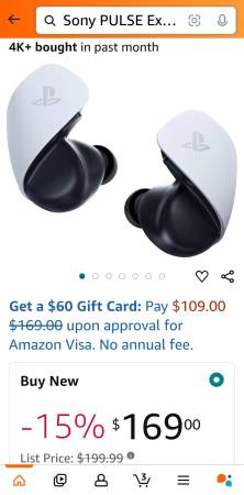 Sony PULSE Explore Auriculares Inalámbricosen buen estado. - $80 (bernal heights)63471458918147121