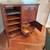 MID CENTURY PENSYLVANIA HOUSE SOLID CHERRY WOOD MOBILE CREDENZA CABINE 2 thumbnail