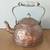 Vintage Distressed/Antiqued Copper Kettle with Ceramic Handle and Knob 3 thumbnail