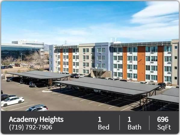 $1,202 / 1br - 696ft2 - Unmatched design, unparalleled comfort: Your dream 1 BR is here. (Colorado Springs)63687101343235122