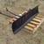 Large Ridding Lawn Mower Snow Plow Blade attachment 2 thumbnail