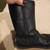 Black Ugg Boots with Buckles and Size Zipper US Size 6 8 thumbnail