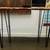 Console Table Live Edge Mid Century Style Iron Legs 3 thumbnail
