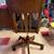 Antique walnut Deco desk (+Crate Barrel office swivel chair for $50) 8 thumbnail