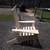 Adirondack crafted Pine Wood Chair -New- 3 thumbnail