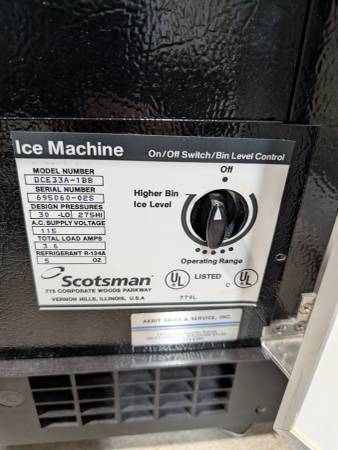 Scotsman Ice Machine - $75063470634918275122