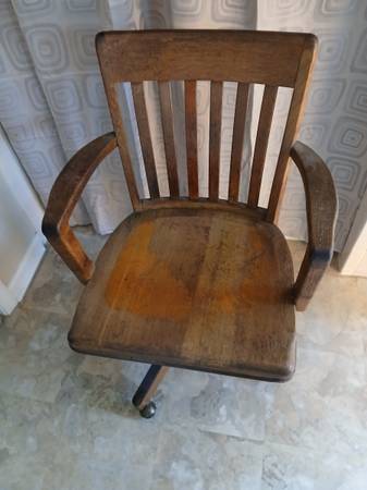 oak bankers/lawyer chair 1