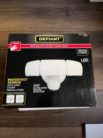 Defiant Motion-Activated Flood Light 1