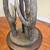 VINTAGE RUSTIC COUNTRY FAUX ANTLER TABLE LAMP WITH MATCHING SHADE 5 thumbnail