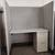Used Telemarketing Workstation – 4' x 30" – 62" High 1 thumbnail