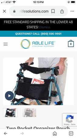 New wonder walker folding walker with pouch 1