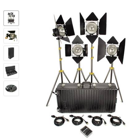 Lowel DP 4 Four-Light Kit NEW / LIKE NEW 1