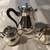 CHRISTOFLE "ALBI" SILVER PLATED COFFEE SET 3 PIECES [NEW & UNIQUE] 11 thumbnail