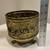 Vtg Embossed Brass Planter Pot Tri-Foot Claw Feet MCM England Decor 7 thumbnail