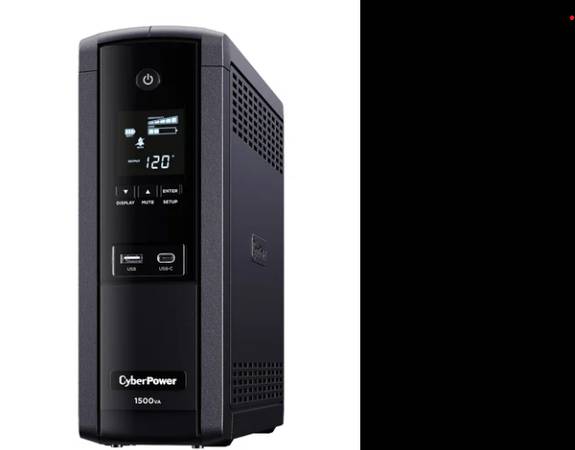 Uninteruptible Power Supply (UPS) battery backup and surge protector 1