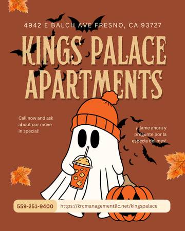 $1 / 2br - Kings Palace Apartments - Move in ready 2 bed 1 bath (Fresno,CA)63872987087107121