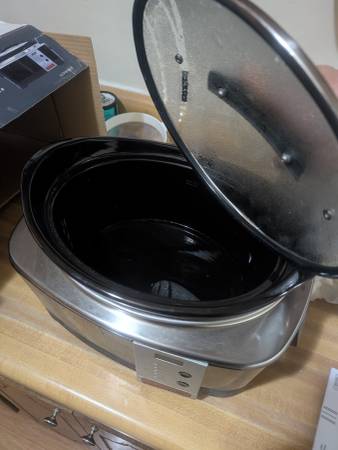 Crock Pot 6 Qt Slow Cooker Black 1