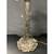 Art Nouveau style table lamp, Tiffany style lamp. No shade, lily pad cattail mot 3 thumbnail