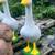 concrete porch goose statue 29” tall 2 thumbnail