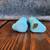 Vintage Fenton Baby Blue Satin Glass Kneeling Pair Praying Boy & Girl 4 thumbnail