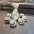 Ohori Soma Yaki Tokkuri Sake Bottle vintage six piece set 2 thumbnail