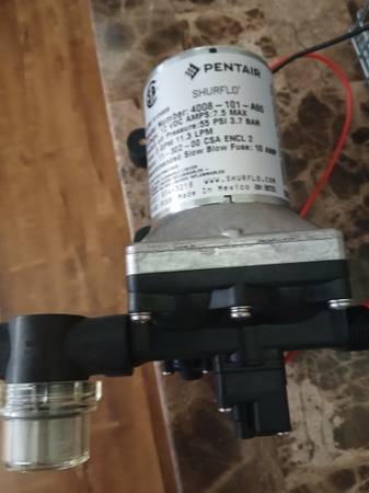 Rv Water Pump and  Filter 1