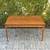 Vintage Danish Modern Teak & Oak Draw Leaf Dining Table 2 thumbnail