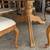 Round wood dining table with 5 chairs 3 thumbnail