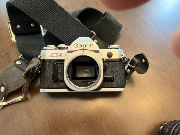 Cannon AE-1 with accessories 1