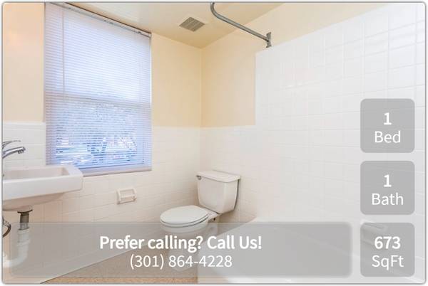 $1,575 / 1br - 673ft2 - Looking for a beautiful space? You've come to the right place! (Mount Rainier - Near Washington DC)64040024508929121