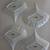 4 New Crate & Barrel White Porcelain Gingko Leaf Plates 15 thumbnail