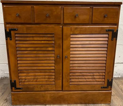 Ethan Allen 3 Drawer CRP (Custom Room Plan) 30" Shutter Cabinet 1