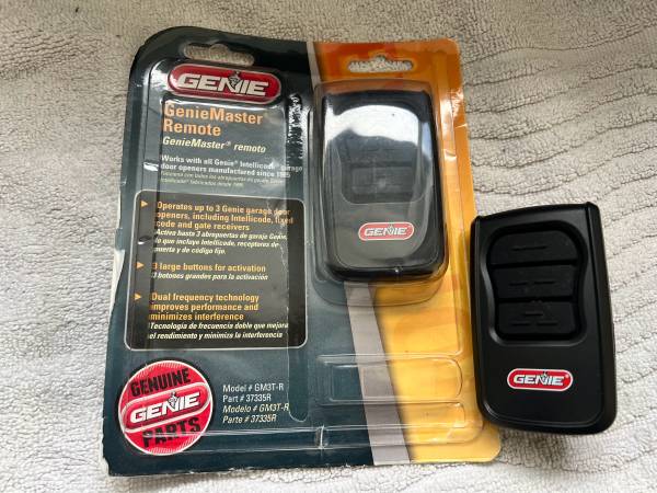 Genie Master 3 Button Remote - GM3T-R (New, 2 remotes) 1