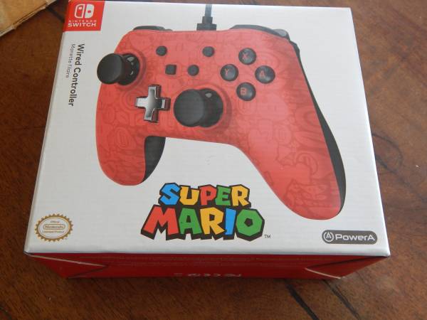 Nintendo Switch Wired Controller Super Mario or Zelda 1
