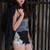 Custom Made Black Levi Shorts with White Lace Side Cut-Outs 3 thumbnail