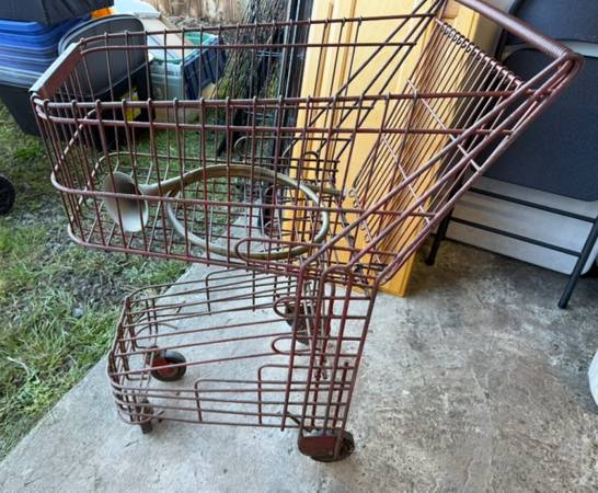 1930’s Full Size Shopping Cart 1