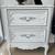 Vintage Chic White Wood Dresser and 2 Nightstands Bedroom Set 7 thumbnail
