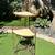 Metal and marble corner shelf stand - solid and heavy 1 thumbnail